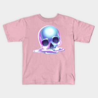 Melting skull Kids T-Shirt